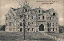 Horticultural Building, K.S.A.C. Postcard