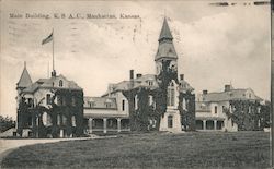 Main Building, K.S.A.C. Postcard