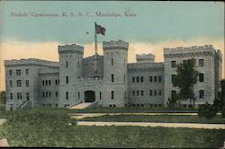 Nichols' Gymnasium, K.S.A.C. Postcard