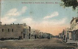 Looking East on Payntz Ave. Postcard