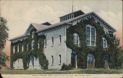 Armory, Kansas State Agricultural College Postcard