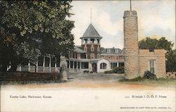 Beautiful Home at Eureka Lake Postcard