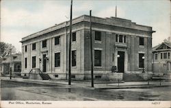 Post Office Building Manhattan, KS Postcard Postcard Postcard