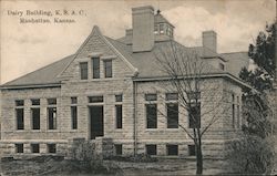 Dairy Building, K.S.A.C. Manhattan, KS Postcard Postcard Postcard