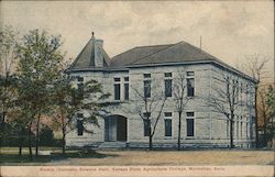 Kedsie (Domestic Science Hall) Kansas State Agricultural College Manhattan, KS Postcard Postcard Postcard