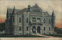 Agricultural Hall, Kansas State Agricultural College Postcard