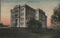 New Agronomy Hall, East Wing, K.S.A.C. Postcard