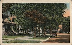 8th Street, North From Walnut Postcard