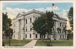 Saline County Court House Postcard