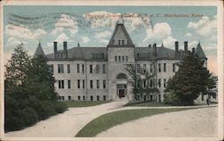 Physical Science Hall, K.S.A.C. Manhattan, KS Postcard Postcard Postcard