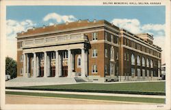 Salina Memorial Hall Postcard