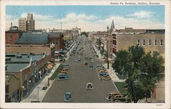 Santa Fe Avenue Salina, KS Postcard Postcard Postcard