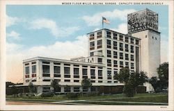 Weber Flour Mills Postcard