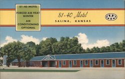 81-40 Motel Postcard