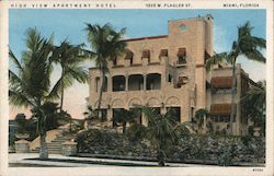 High View Apartment Hotel Postcard