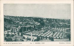 General View, Modern Woodmen of America Sanatorium Colorado Springs, CO Postcard Postcard Postcard