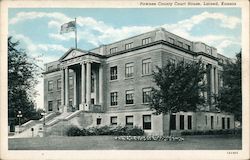 Pawnee County Court House Postcard