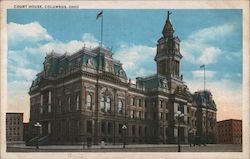 Franklin County Court House Postcard