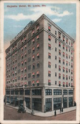 Majestic Hotel St. Louis, MO Postcard Postcard Postcard