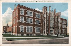 University High School Postcard