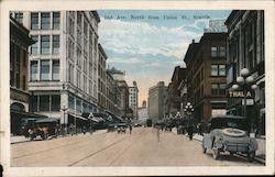 Second Avenue, North from Union Street Seattle, WA Postcard Postcard Postcard