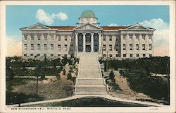 New Richardson Hall, Southwestern College Postcard