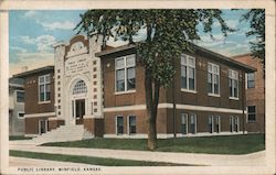 Public Library Postcard