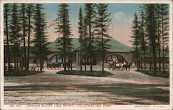 Oregon Short Line Depot Postcard