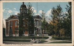 Olmsted Co. Court House Postcard