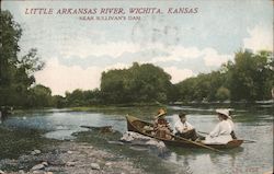 Little Arkansas River Wichita, KS Postcard Postcard Postcard