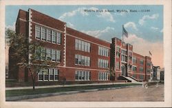 Wichita High School Postcard