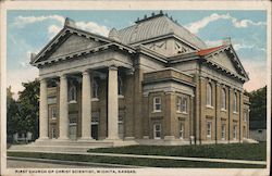 First Church of Christ Scientist Wichita, KS Postcard Postcard Postcard