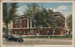 Cummin's Memorial Library Postcard