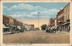 Broadway, Looking North Postcard