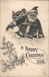 A Happy Chirstmas Tide Postcard