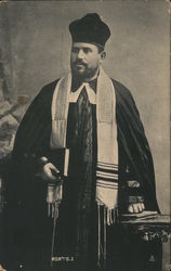 Picture of a Priest or Rabbi Postcard