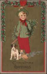 Christmas Greetings Postcard