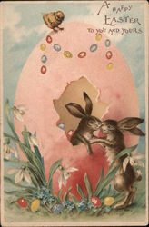 A Happy Easter to You and Yours Postcard