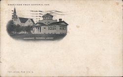 Anderson Memorial Library Postcard