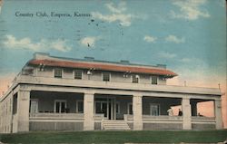 Exterior of Country Club Postcard