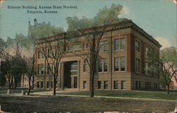 Science Building, Kansas State Normal Emporia, KS Postcard Postcard Postcard