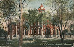 Garfield School Emporia, KS Postcard Postcard Postcard