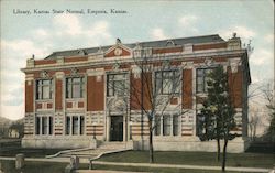 Library, Kansas State Normal Emporia, KS Postcard Postcard Postcard