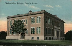 Walnut School Building Emporia, KS Postcard Postcard Postcard