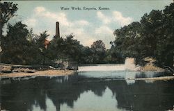 Water Works Emporia, KS Postcard Postcard Postcard