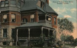 Home of William Allen White Postcard