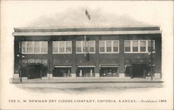 G.W. Newman Dry Goods Company, Established 1868 Emporia, KS Postcard Postcard Postcard