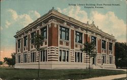 Kellogg Library Building, State Normal School Emporia, KS Postcard Postcard Postcard