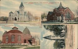 Churches Postcard