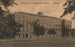 Gymnasium at Kansas State Normal Postcard